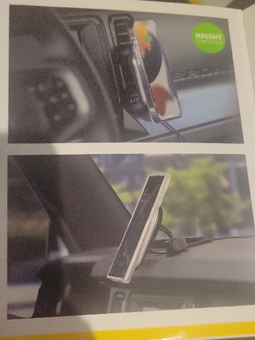 Scosche Magnetic Wireless Car Phone Mount Charger - Black